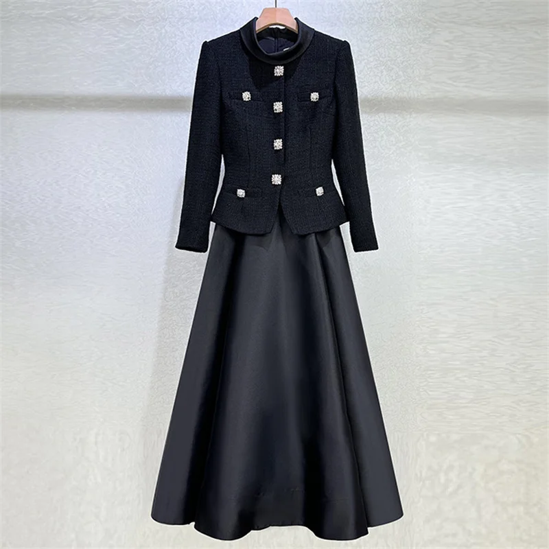 

Женское платье 2025 г., зимнее новое облегающее длинное платье с цветными блоками, блестящее вечернее платье с пуговицами, вечерние платья