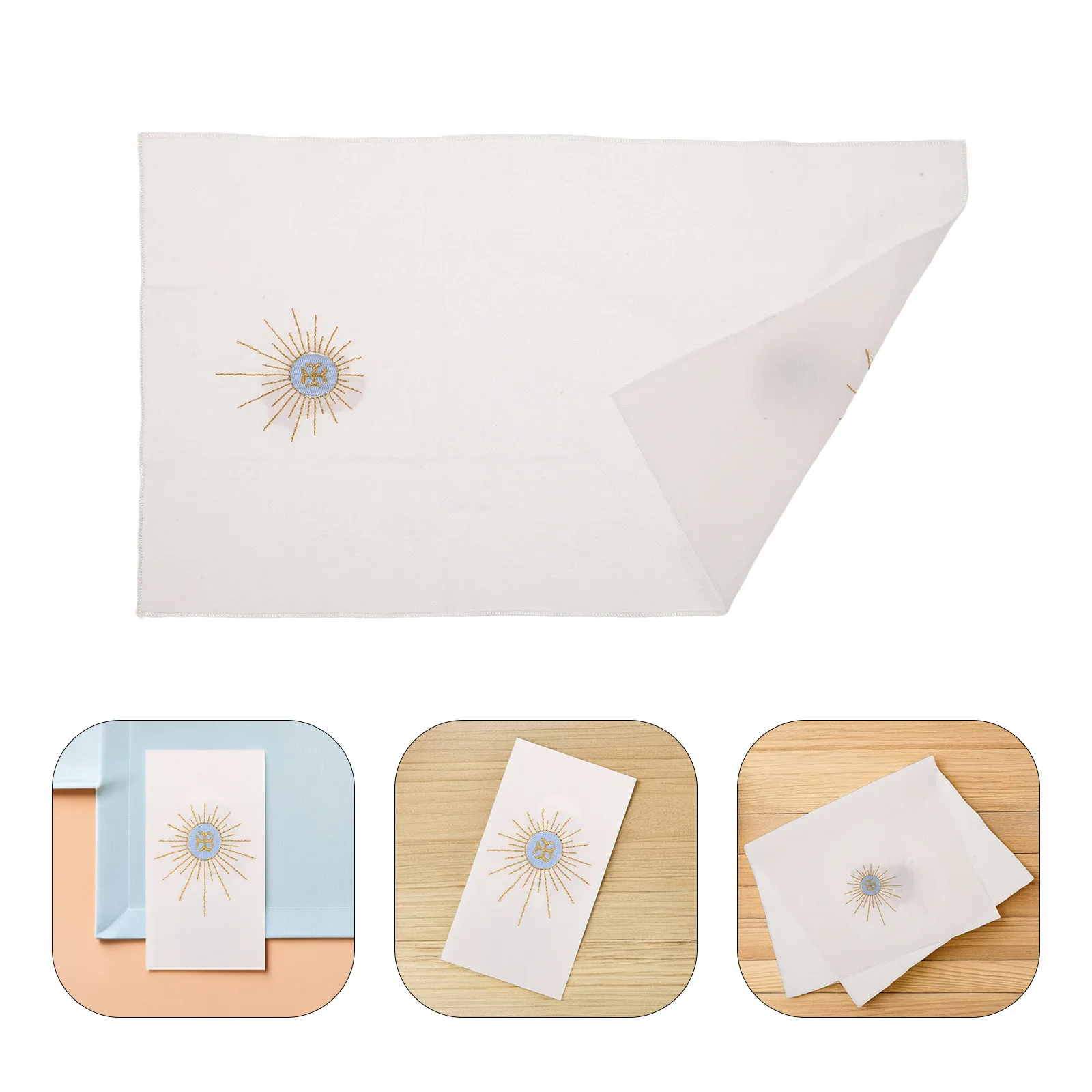 Church Liturgical Cloth Altar Linen Corporal White Liturgy Sacramental