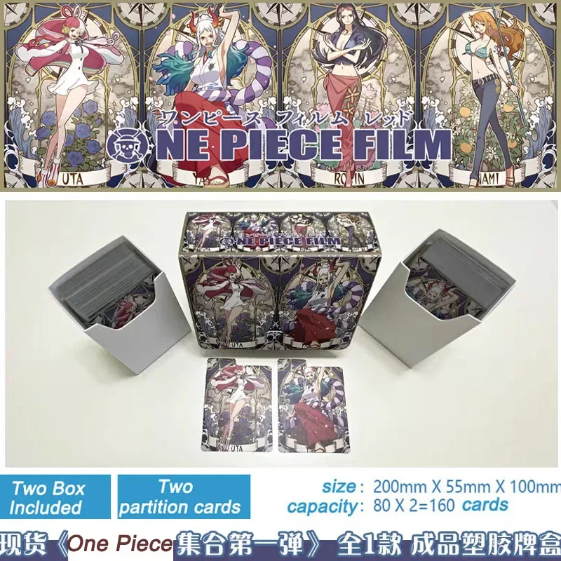 

Yugioh OCG PTCG аниме торговые карты палубный ящик One Piece Hancock Yamato нами и Робин Uta Shirahoshi фигурка Коллекционная коробка 160 +