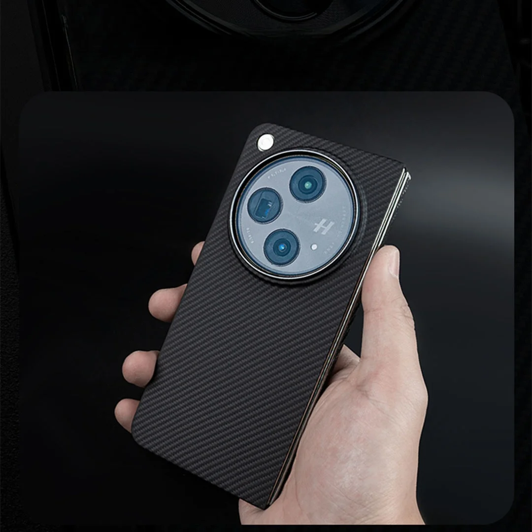 ACC-Carbon Real Carbon Phone Case For Oppo Find N3 Aramid Fiber Ultra-Thin Anti-Drop Anti-Fall Case