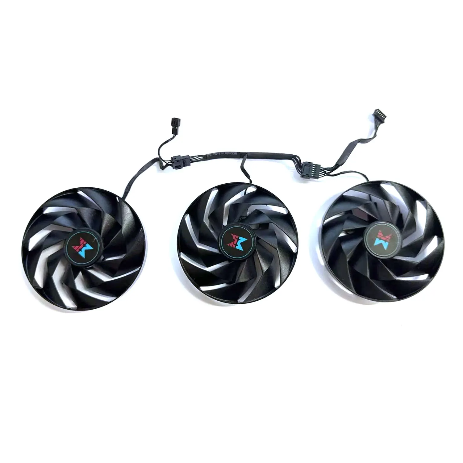 Brand new fan 6PIN FD10015M12D RX 7800 XT GPU fan suitable for Sapphire RX 7800 XT 16G D6 Seven Days World Customized Edition