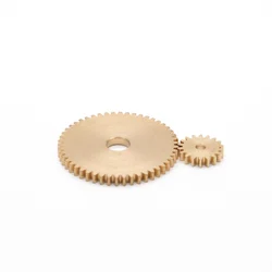 Precision 0.5M 18/20/22/24/25/26/28/30/32/36/40/44/50 Teeth Thickness 2mm Copper Small Model Gear HOLE 2/3/4/5mm Hole