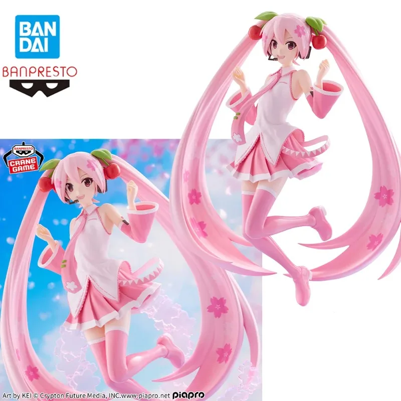 [En stock] Modèle original BANDAI BANPRESTO Hatsune Miku EVOLVE en PVC, collection de figurines d'anime, cadeaux de vacances, articles sur l'animation