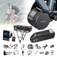 BAFANG 36V 250W Mid Motor Drive Conversion kit With 17.4Ah 25Ah Li-ion Battery Eletrical Bike Ebike Motor Kit For City Commute
