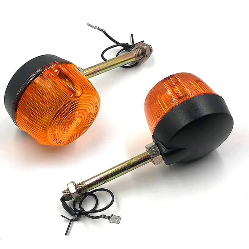 1 Pair Motorcycle Turn Signal Light for Eidgr 350 Turning Lights Modified Indicators Cafe Racer Flashers Blinkers Amber Lamp