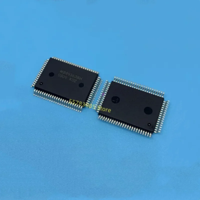 2PCS New MB89363B  MB89363BH  QFP80 Communication chip IC