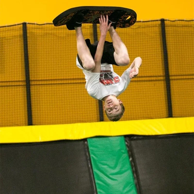 1 قطعة ترتد مجلس الترامبولين لوحة تدريب التزلج على الجليد الترامبولين لوحة التدريب دعوى للكبار/4-8 سنوات من العمر/8-13 سنة #4