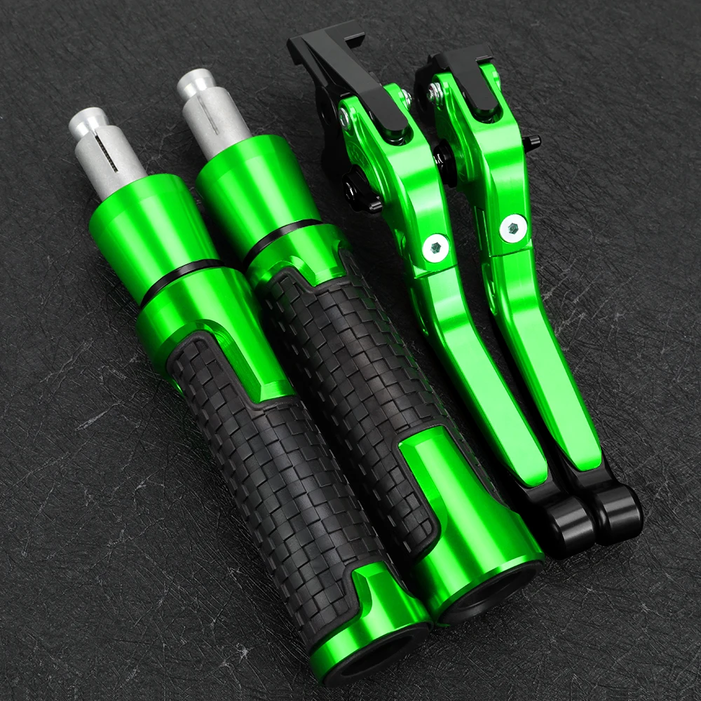 

Brake Clutch Levers Protector Handlebar Grips Ends Aluminum For KAWASAKI ER6F ER-6F ER 6F 2006 2007 2008 Motorcycle Accessories