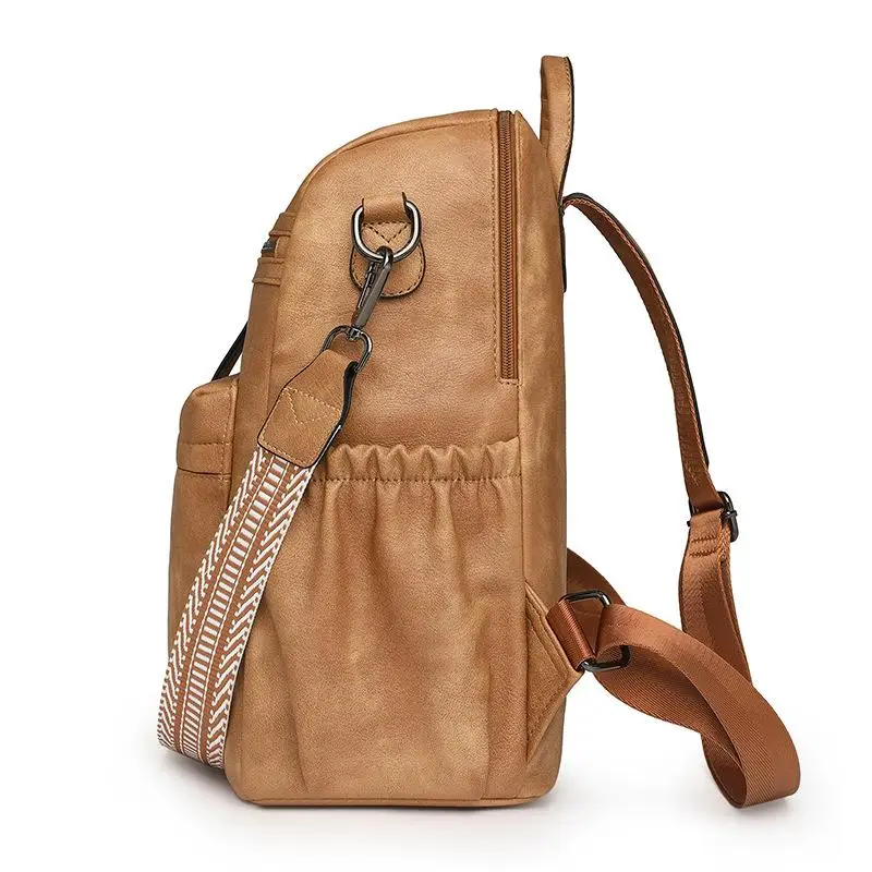 Grande Capaci Retro Ladies Bapa Borsa a tracolla doppia Borsa da donna Borsa multifunzionale con copertura Bapa Cross-Border Zhenli