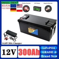 Brand New tax-free 12.8V 24V 300Ah 120Ah 200Ah 280Ah LiFePO4 battery pack 12.8V suitable for RV off-road off grid battery pack