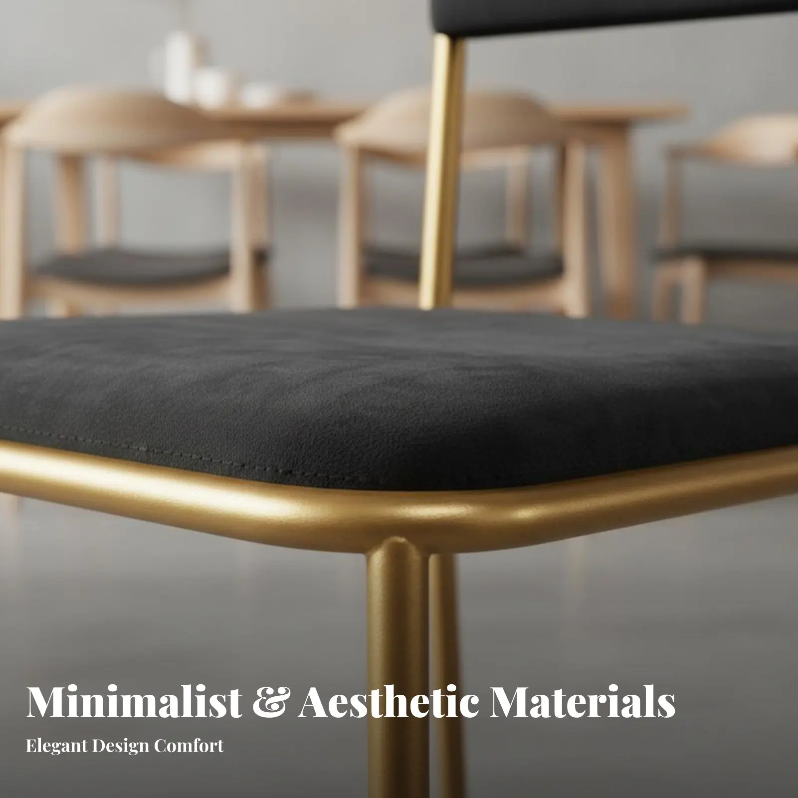 

Molded Shell Chair Nordic Design Home Furniture Light Luxury Aesthetic Modern Design for Homeowners, Dining Room, Kitchen