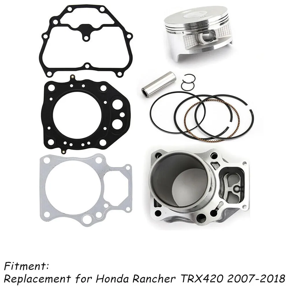12315-HP5-601 13101-HP5-600 Kit di ricostruzione estremità superiore guarnizione pistone cilindro di alta qualità per Honda Rancher 420 MP-1212 2007-2018