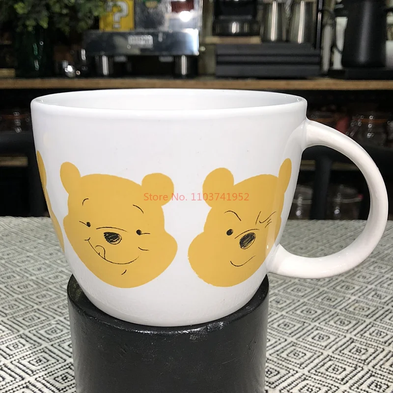 2024 Hot Sale Disney Bear And Tigger Mug Cute Cup Ceramic Mugs Coffee Cups Breakfast Cups Birthday Gifts For Children