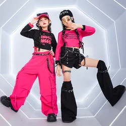 Japanese Korean Style Teens Girl High Street Clothes Set Kids Street Wear Young Ladies Hip-hop Costume Child Hiphop y2k Outfit