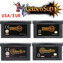 Cartuccia di gioco Golden Sun GBA serie di schede per Console per videogiochi a 32 Bit l'età persa per GBA/SP/DS