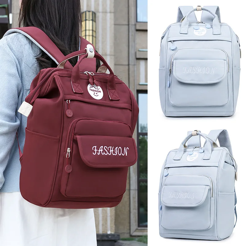 

​​2025 Multi Function Mom Backpack Spacious Diaper Bag with Insulated Pocket Portable Baby Travel Bag Maternity Organizer​