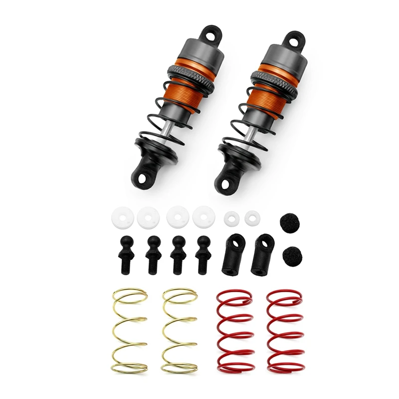 1/10 1Pair Of Metal Hydraulic Shock Absorbers RC Remote Control Car Flat Racing Drift Car (63Mm)