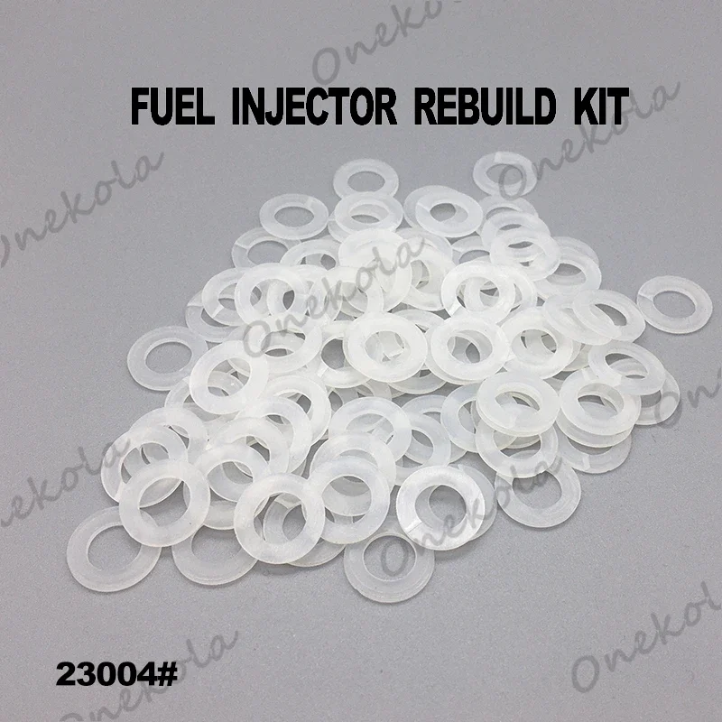 100pcs Fuel injector repair kits Plastic Gasket 13.2*1.1MM for 12608362 12633789 12633784 Chevrolet GMC Terrain Buick Regal 2.4L