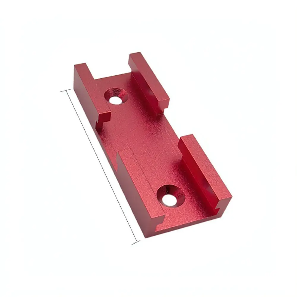 30mm Aluminum T Slot Rail Connector Slider Woodworking Miter Track Accessory Precision Jig Block Durable Metal Fastener