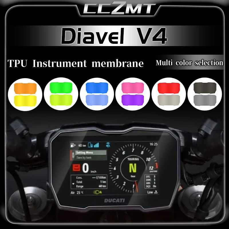 

For Ducati Diavel V4 DIAVEL V4 2023 Motorcycle Accessories Cluster Scratch Cluster Screen Protection Film