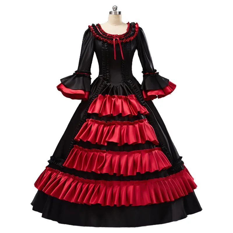 Estate Retro Corte Tea Party Fidanzate Partito Spettacolo teatrale Abito leggero di lusso Principessa Sukienki Wieczorowe Damskie Weselne