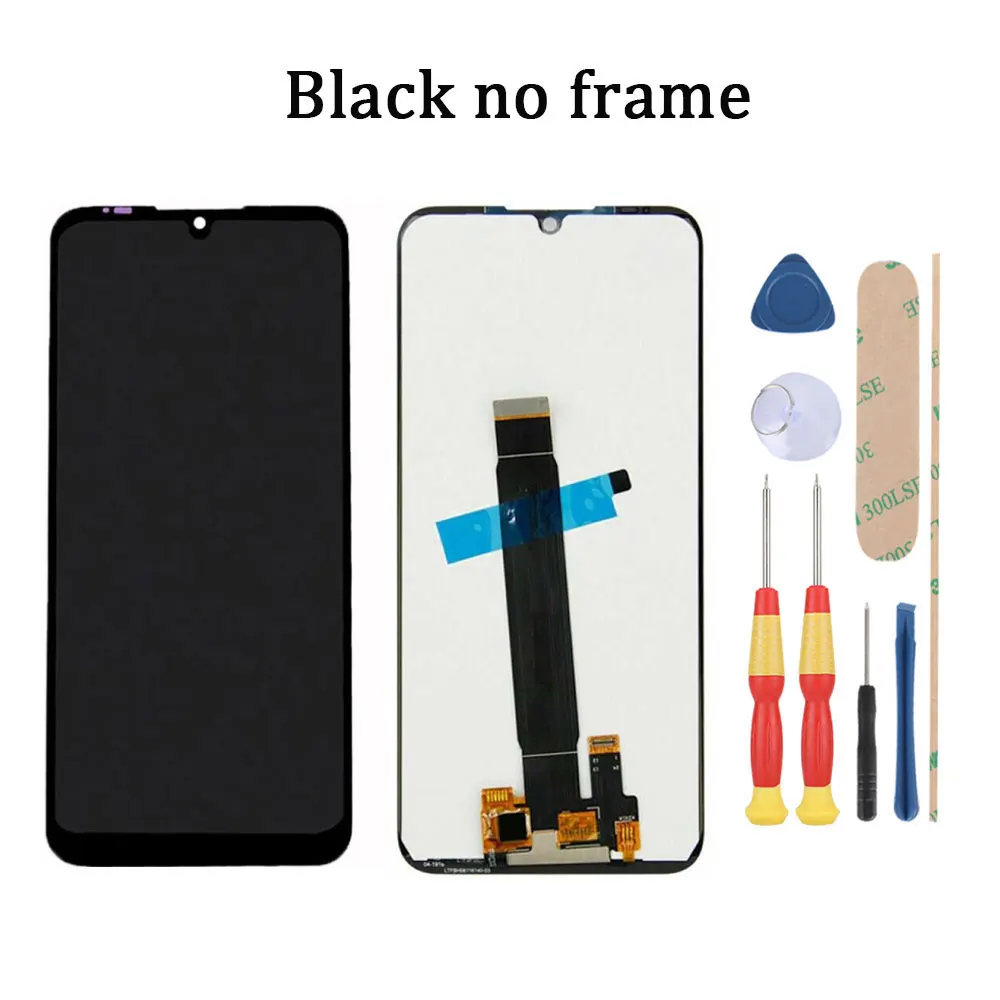 AiNiCole 6.1'' For Motorola Moto E6 Plus LCD Display Touch Screen Digitizer Assembly Moto E6Plus PAGA0004 LCD Screen Replacement