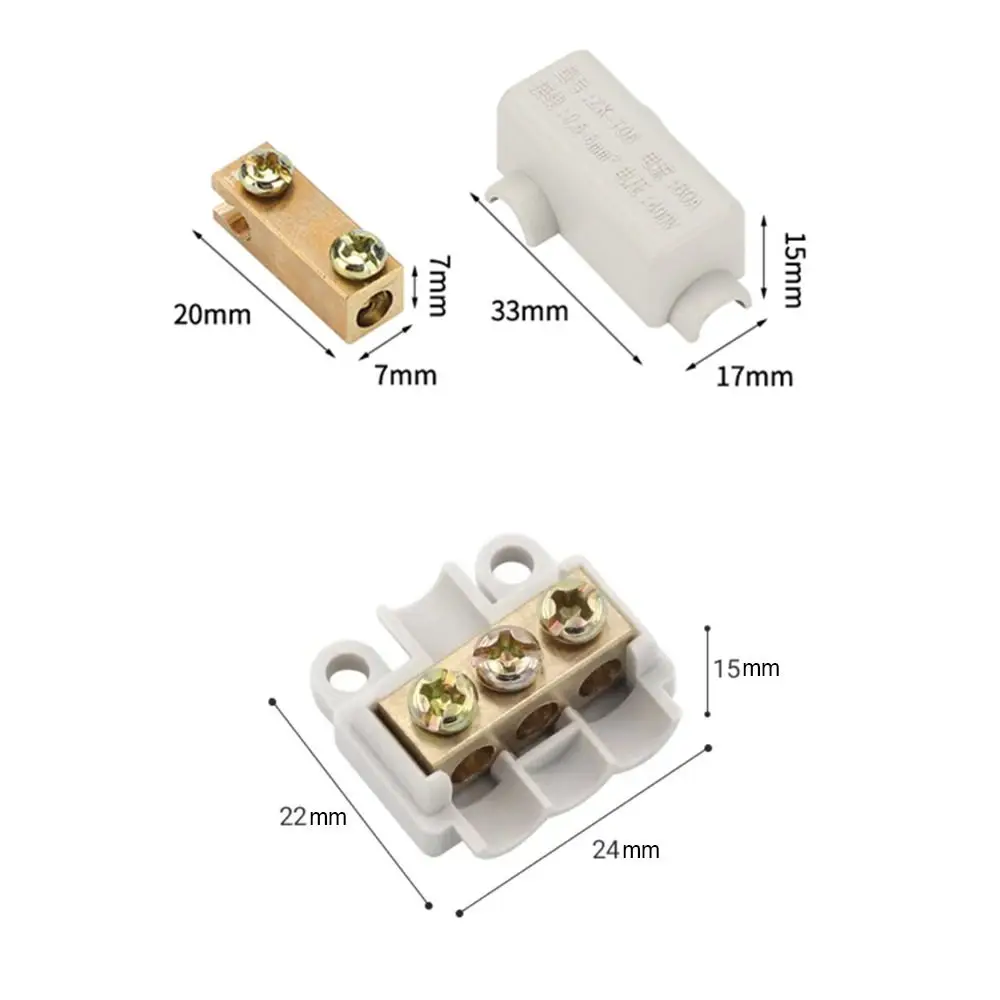 Universal High Power Branch Terminal Quick Wire Connector Terminal  T-type Wiring Terminal Splitter Wire Connector