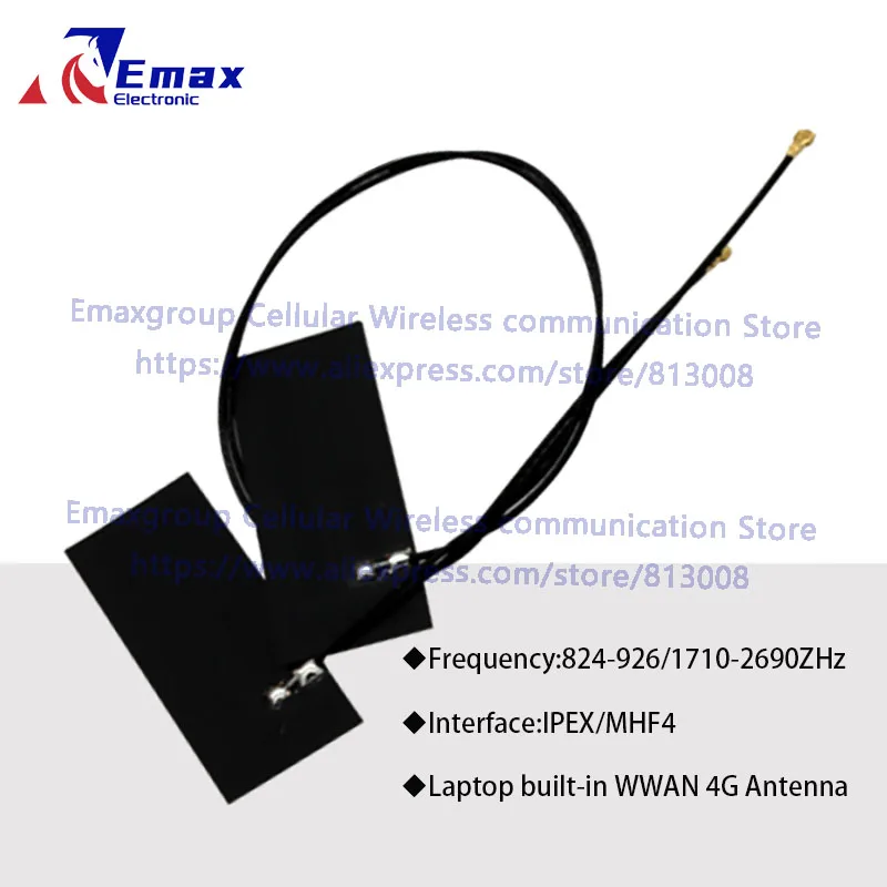 2pcs/10pcs NGFF M.2 IPEX4 Antenna GSM 2G 3G 4G LTE Full Band Laptop WWAN Built-in FPC Circuit Board for EM7304 EM7430 EM7455