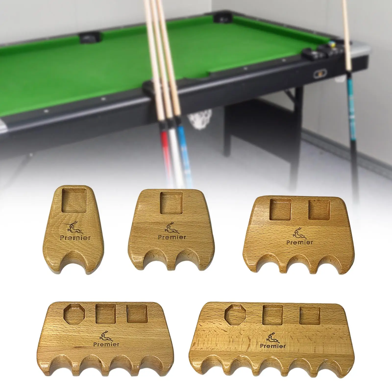 

Pool Stick Holder Storage Rest for Game Room Community Center Billiards Club
