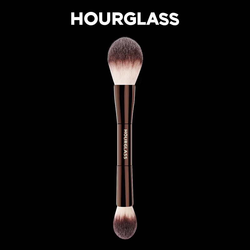 

Hourglass-No.18 Makeup Brush-Telescopic double head powder blusher+makeup powder brush Soft fiber fashionable brush