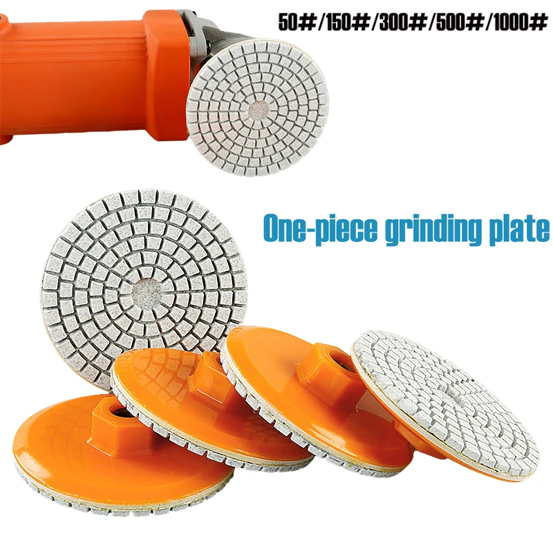 150-1000 Grit Ceramic Tile Trimming Polishing Disc M10 Angle Grinder Dry Polishing Stone Chamfering Grinding Edge Grinding Blade