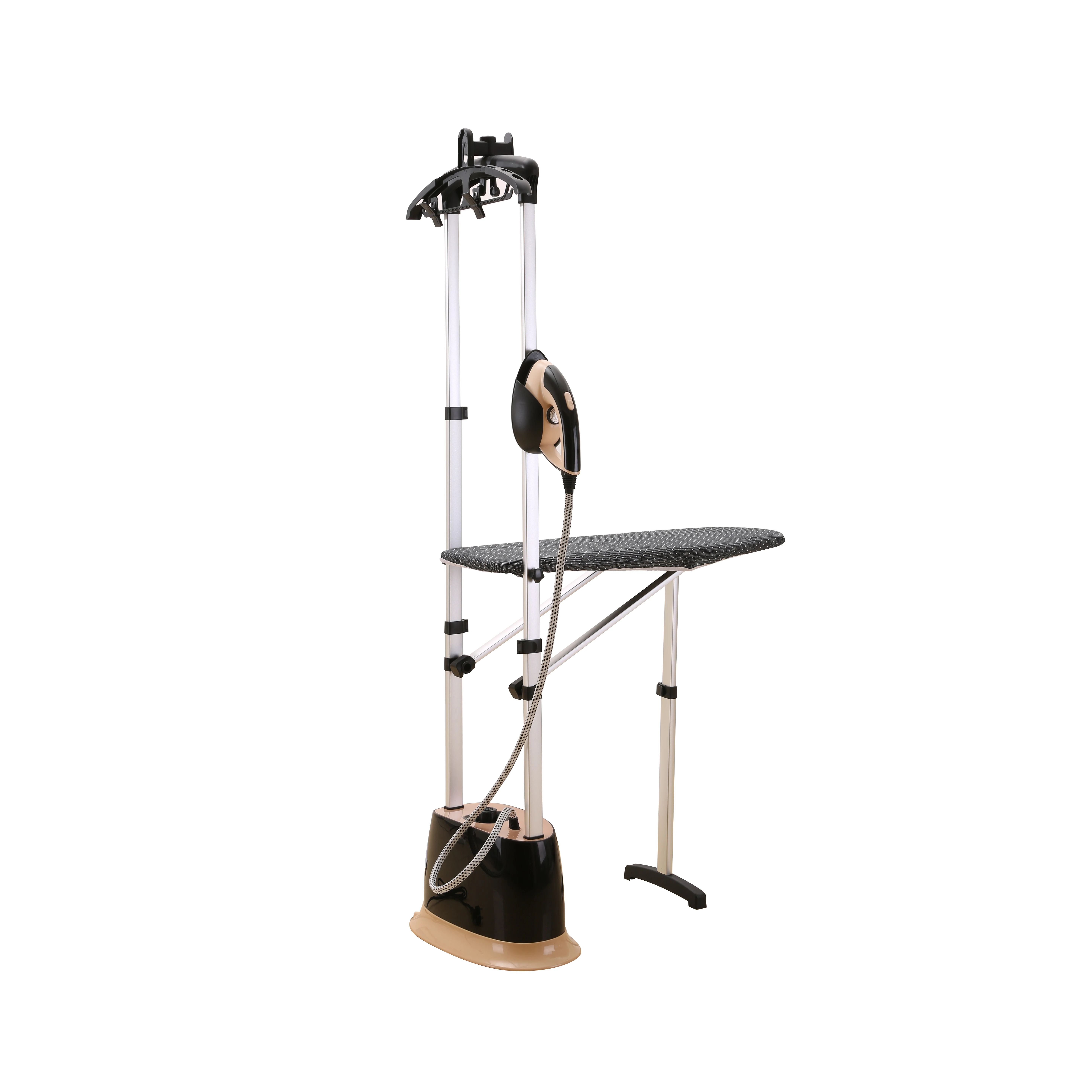 Supporting Samples High Pressure Household Dry Steam Garment Steamer Iron Garment Care Center With Ironing Board