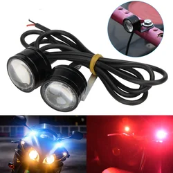 2Pcs Motorcycle Led Light Super Bright Eagle Eye Driving Lamp Scooter Motorbike Modification Brake Light Fog Lamp Accessories