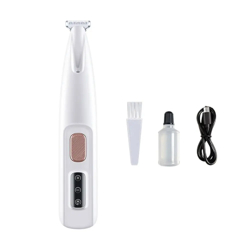 Elektrische Hund Haar Trimmer Smart Display Wasserdicht Pet Fuß Rasierer USB Aufladbare Haar Reparatur Pet Paw Trimmer Klaue Haar