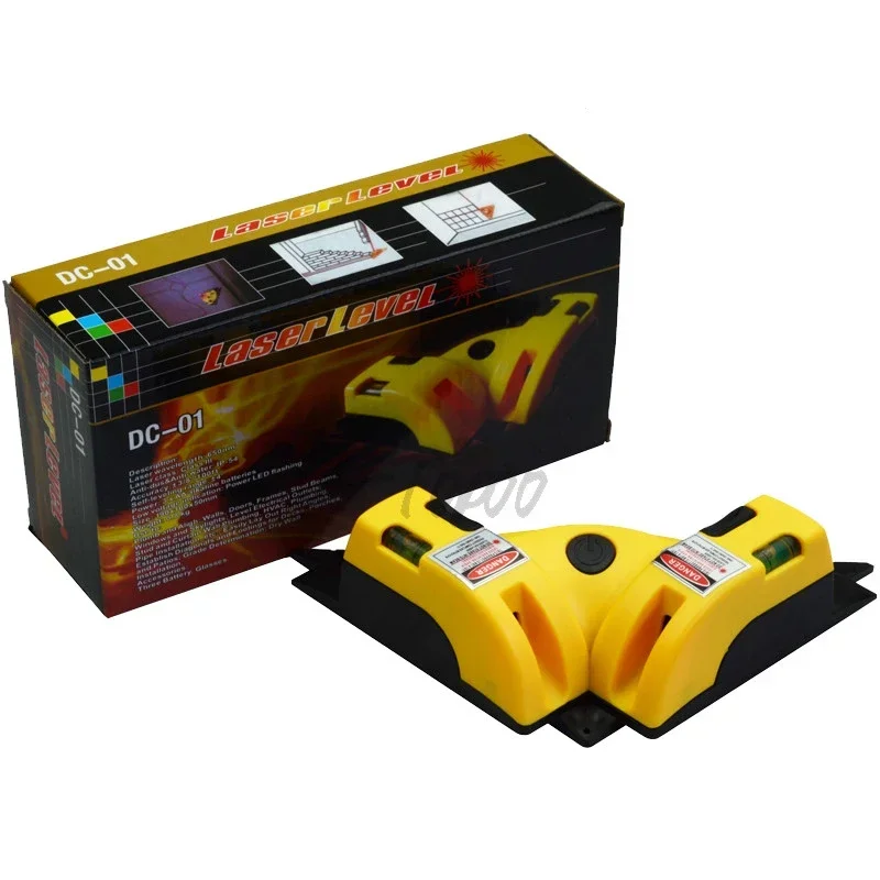 Wholesale 2colors Right Angle 90 Degree Vertical Pro Vertical Horizontal Nivel Laser Level Line Projection Square Level