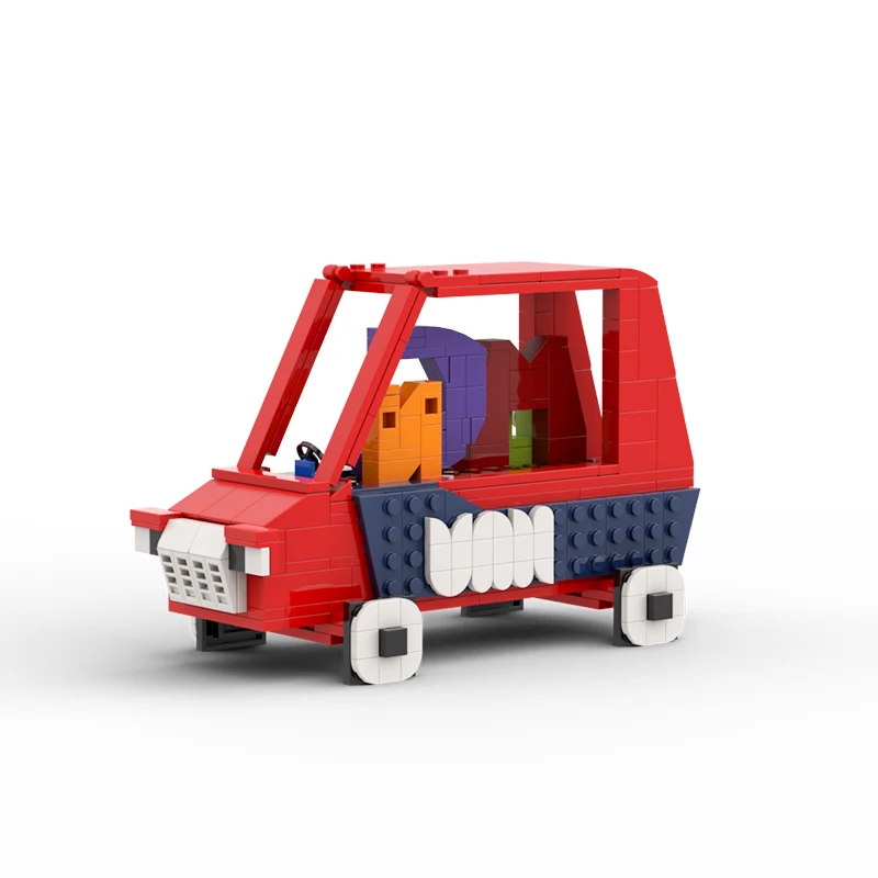 MOC alphabé VAN voiture Van Lore figurines idées blocs de construction Kits cabine Taxi lettres Lores véhicule voiture briques jouets enfants cadeaux