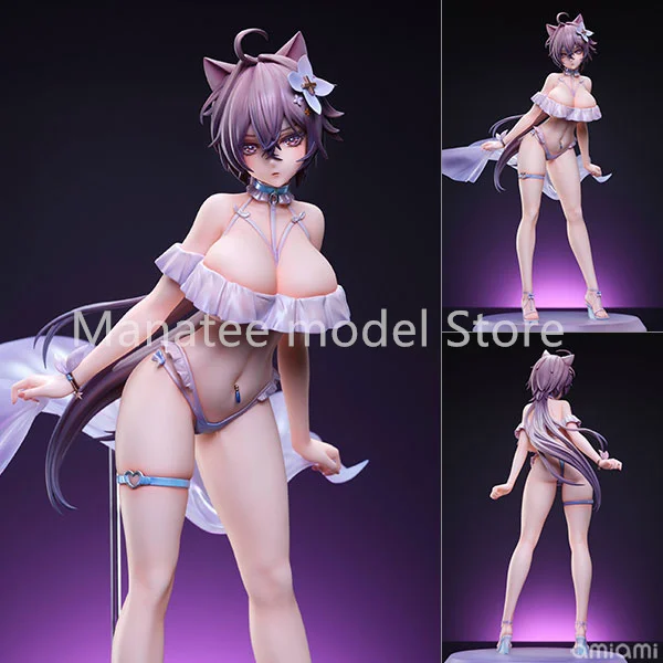 

MIMIK Original Cat-like Girlfriend Evangeline 1/6 PVC Action Figure Anime Model Toys Collection Doll Gift