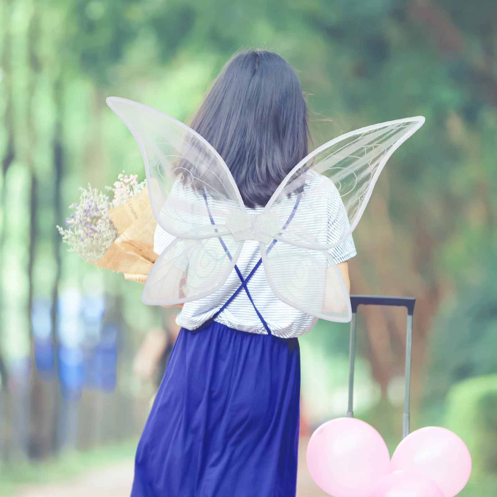 

Light Up Butterfly Wings Fairy Wing For Women Cosplay Party Decor Adults Halloween Props Costume Accessories