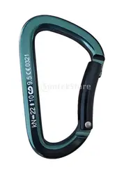 22KN Heavy Duty Aluminum Outdoor Climbing Rappelling  Carabiner D Ring Carabiner Climbing Equipment 22KN Carabiner Hook Aluminum