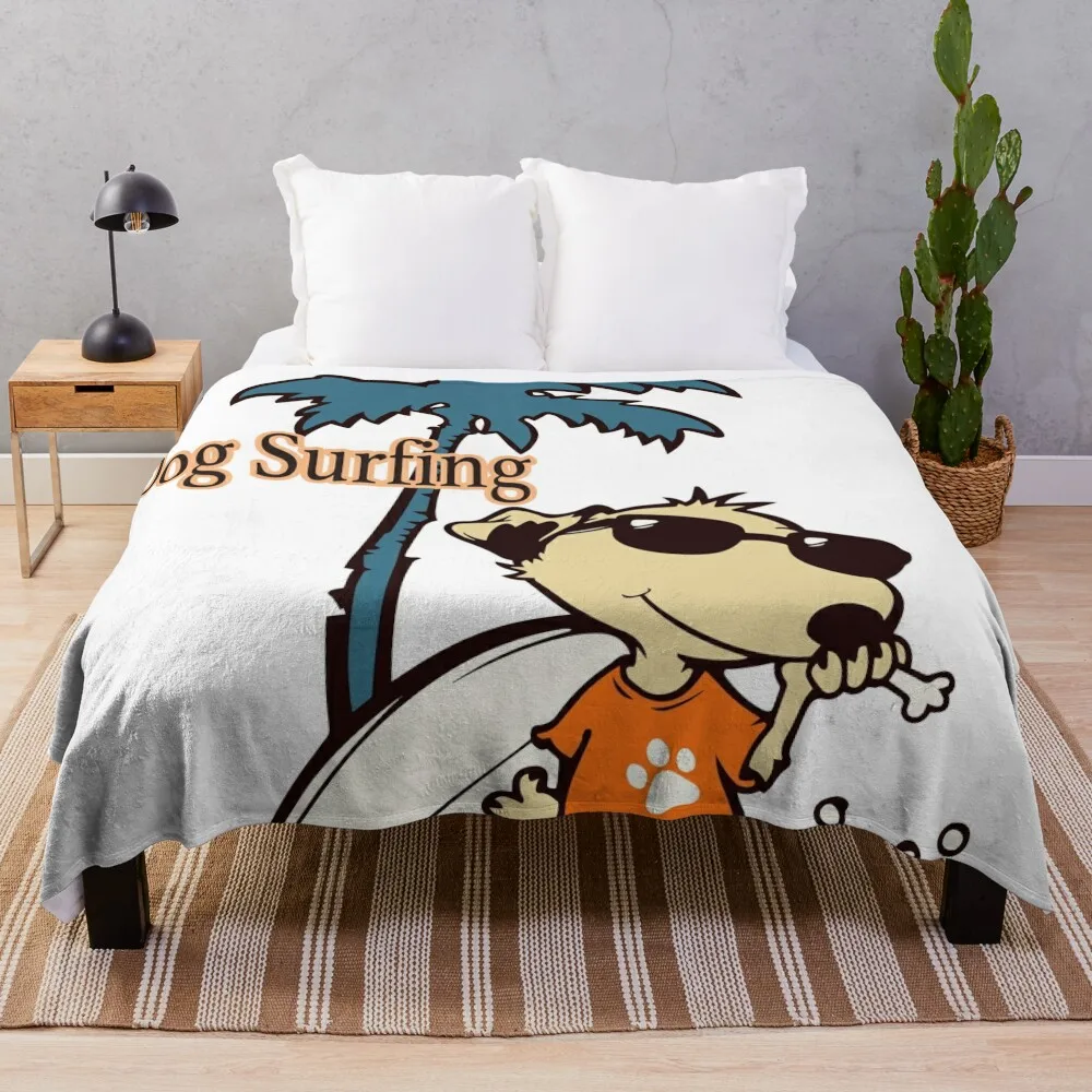 

Dog surf 96023 Throw Blanket Loose decorative Blankets