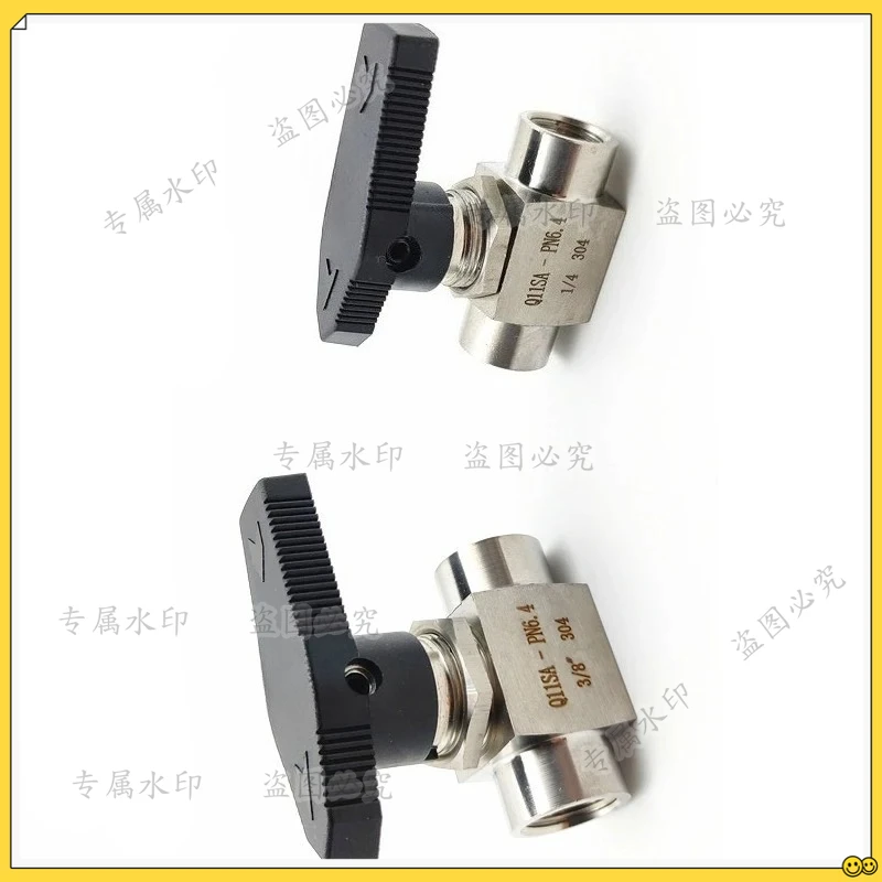 

Шаровой кран с внутренней резьбой G1/8" 1/4" 3/8" 1/2" 3/4" из нержавеющей стали 304, высокого давления, 2-ходовой, панельный, прямой, NPT