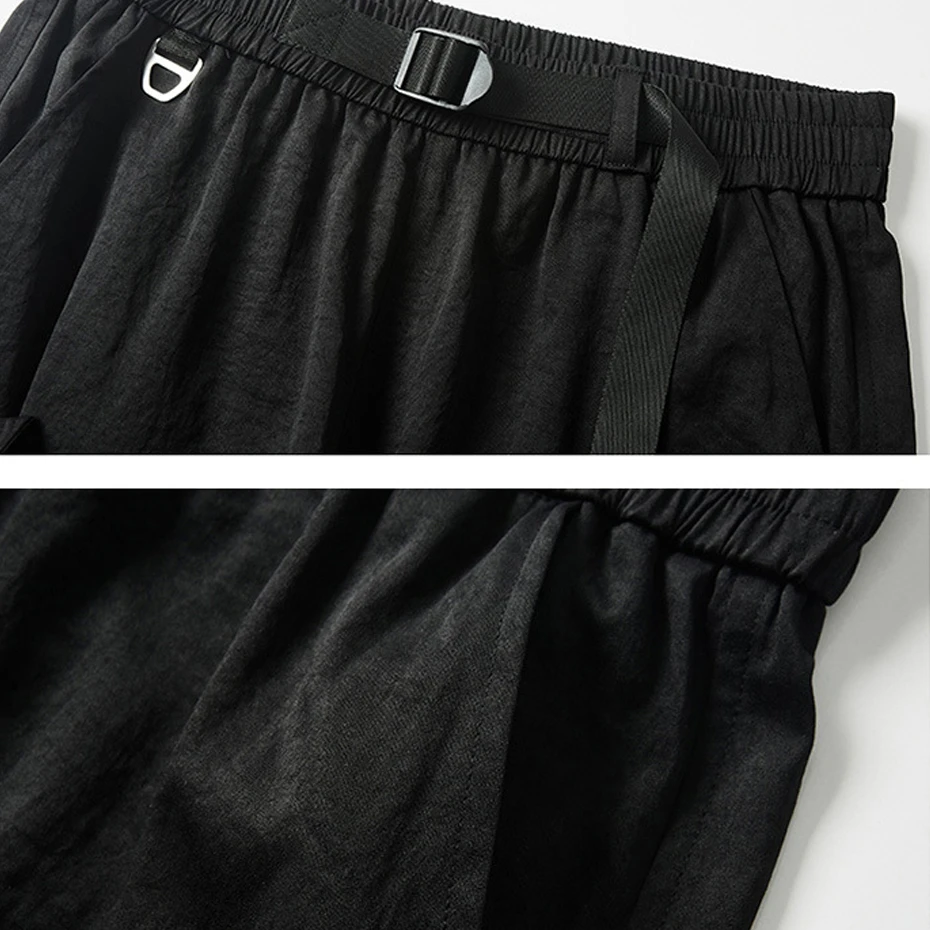 8XL Plus Size Cargo Shorts Men Summer Shorts Fashion Casual Multiple Pockets Short Pants Elastic Waist Male Big Size 8XL