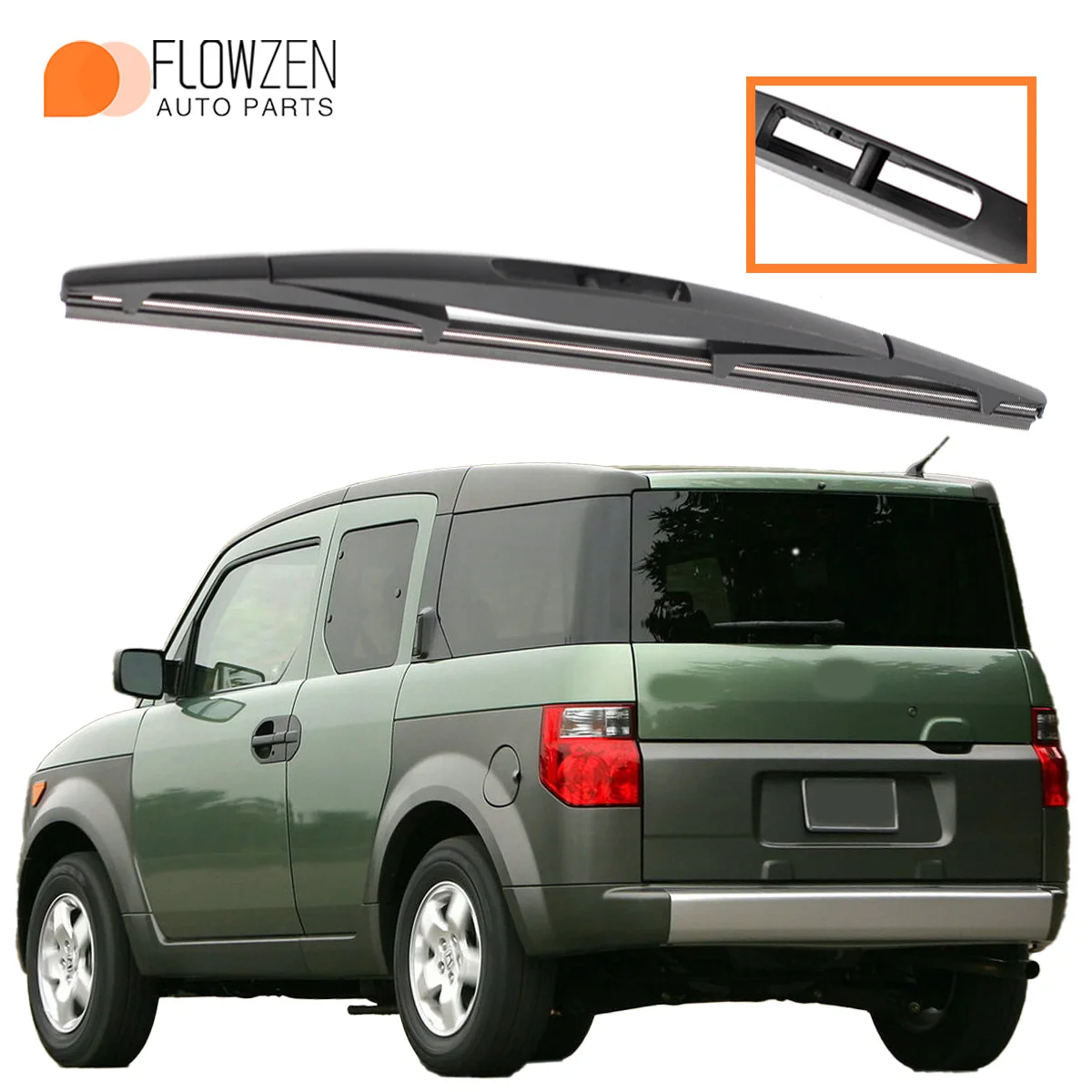1 Stück Heckscheibenwischer passend für Honda Element 2002-2012 Autoteile Heckscheibenwischerblätter Scheibenwascherzubehör 2002-2012