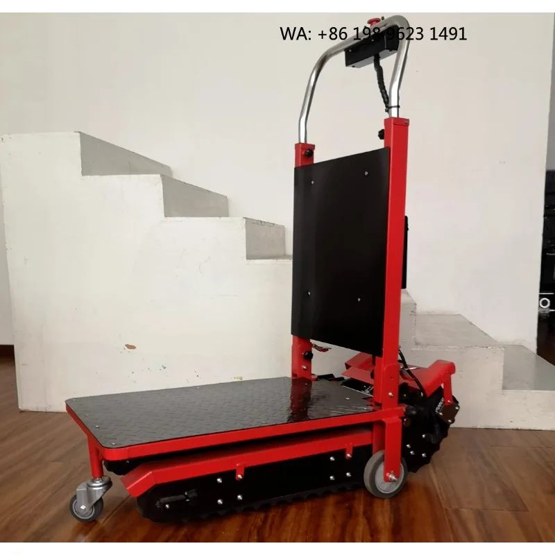 Industrial Crawler‑Type  Stair‑Climbing Cart, 500kg Max Load Stable Chassis, Wear‑Resistant For Construction Site Goods Transpor