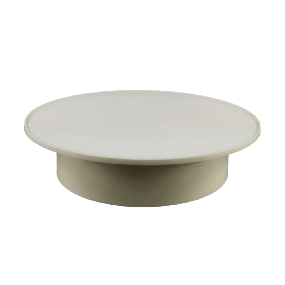 

2 in 1 Rotating Turntable 360° Rotation with Mirror Electric Display Stand Motorized Jewelry Holder Jewelry Display Platform