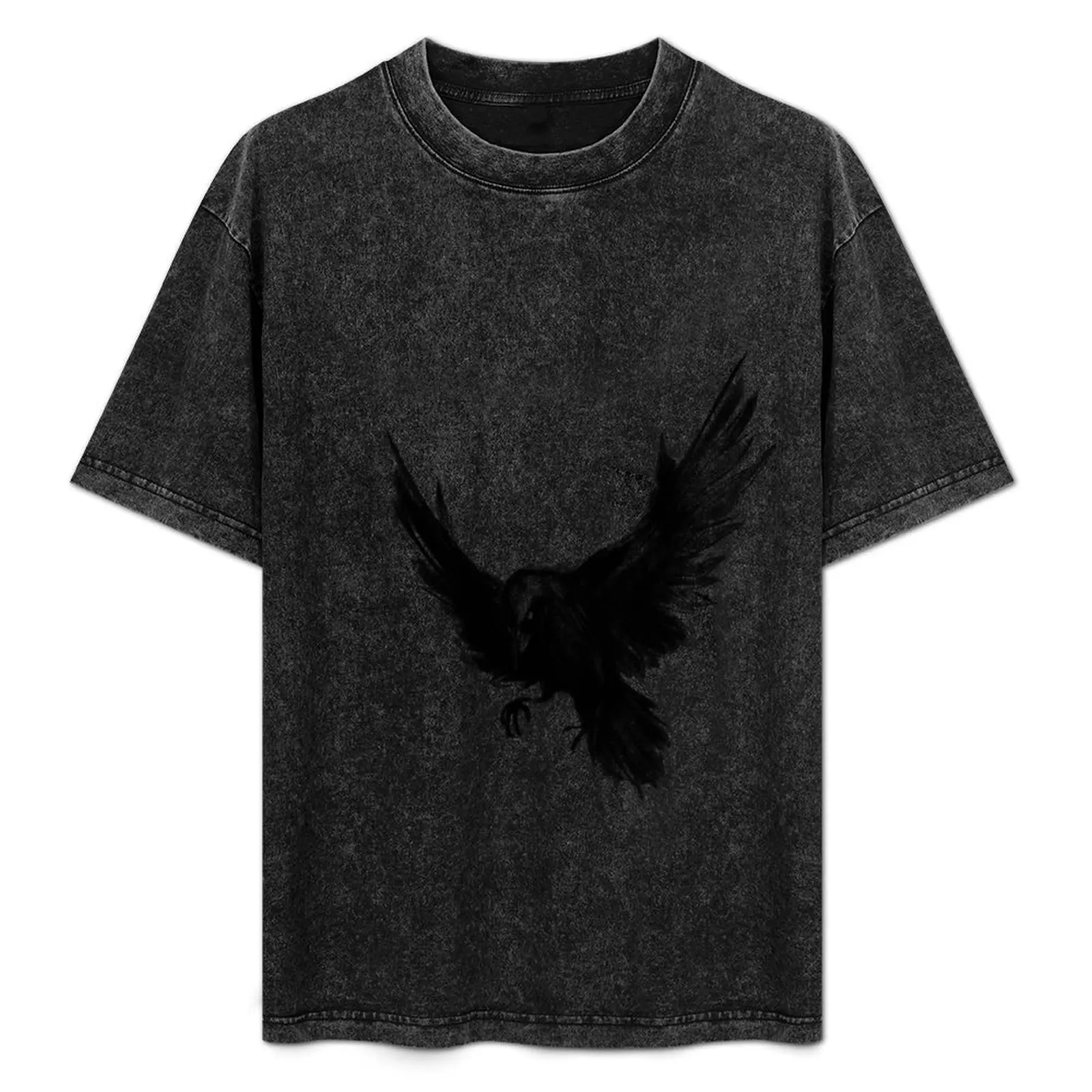 

Raven T-Shirt Large Size Casual Short Sleeve Top