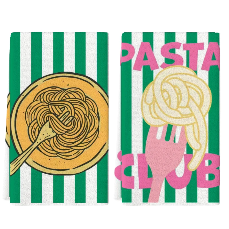 2 piezas, toallas de cocina vintage a rayas verdes, juego de toallas de 40 cm x 60 cm, las mejores toallas de cocina, paño de limpieza súper absorbente y suave, toallas de cocina para cocinar y hornear, toallas de mano, paños de limpieza, paños para plato
