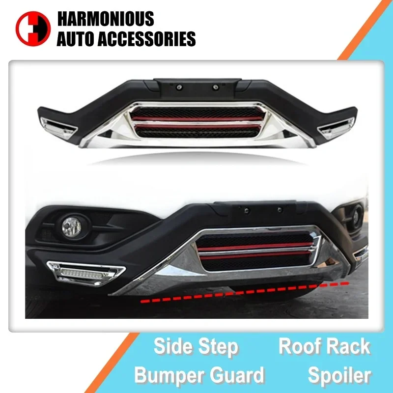 Luxury Front Guard and Rear Bumper Diffuser for Honda Cr-V 2012 CRV