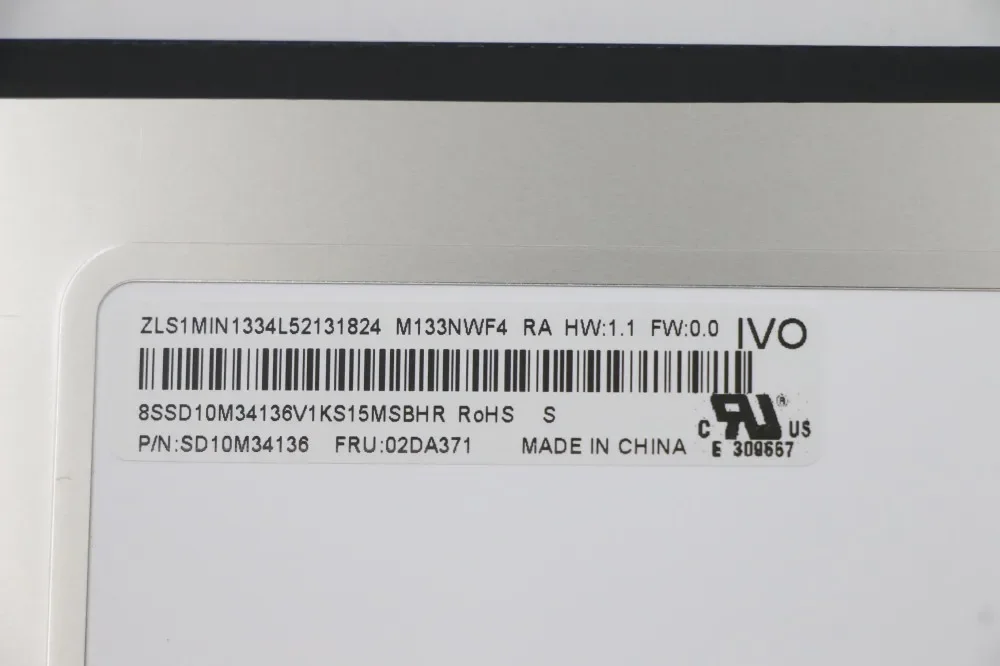 Imagem -03 - Exposição Magro do Lcd com 30 Pin 133 Dentro M133nwf4 ra N133hce Eaa 02da368 02da371 02da373 5d11c89618 5d11d69574 5d11b91458