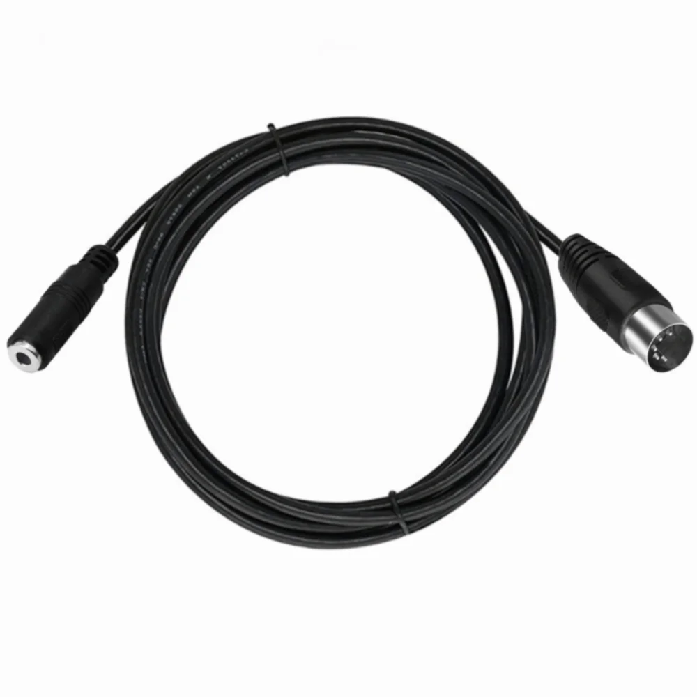 3.5mm Female Din 5 Pin MIDI Cable Stereo Jack DIN5P Male 3.5mm Stereo Jack Audio Cable High Quality Conversion Cable
